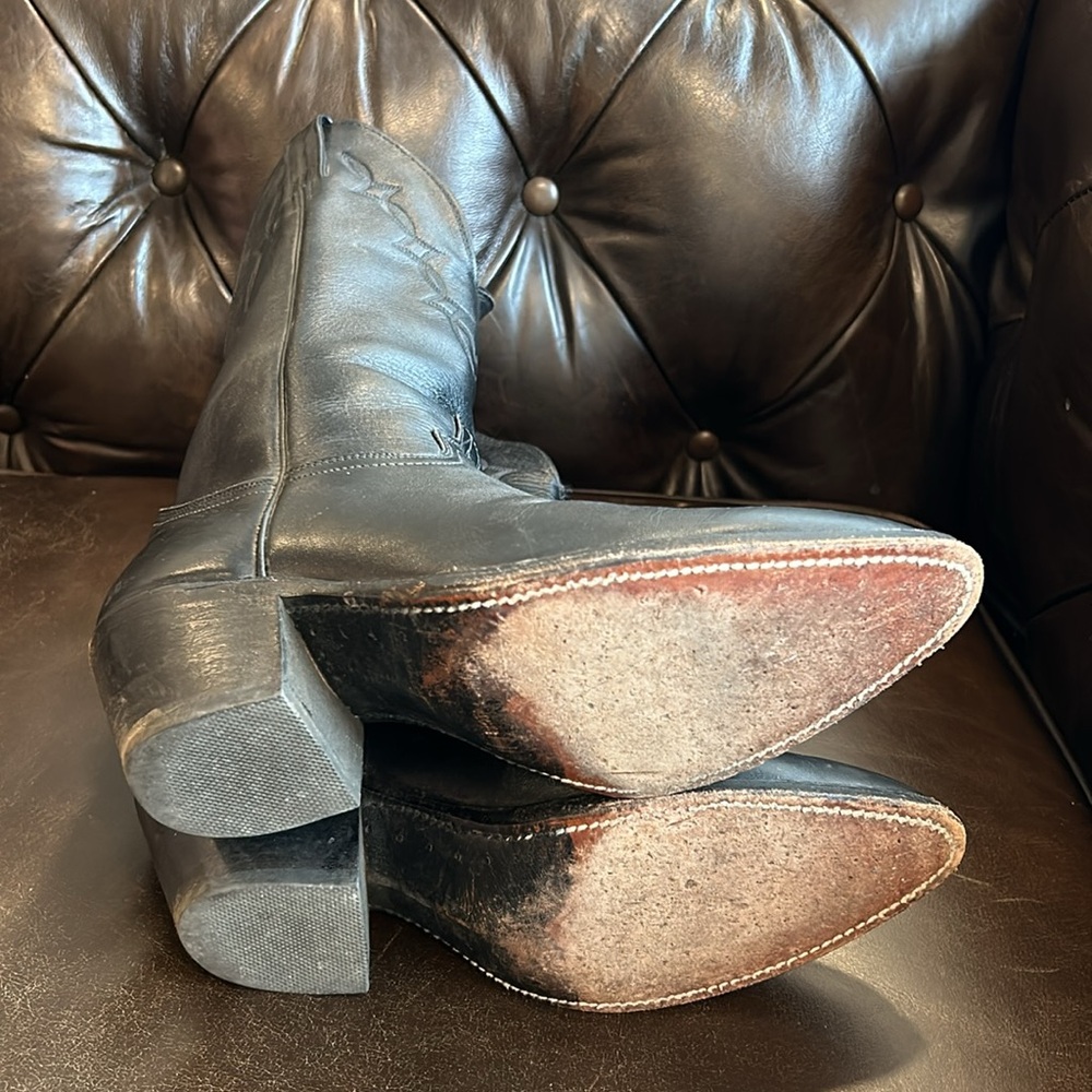 Abilene women’s cowboy boots black size 8 - Picture 5 of 6